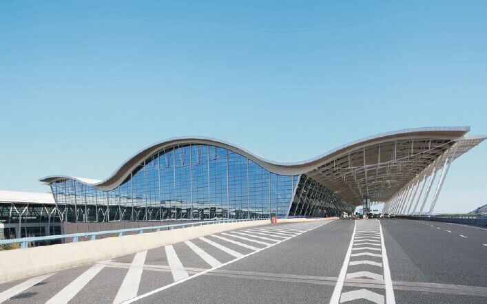 上海浦東國(guó)際機(jī)場(chǎng)第四跑道燈光站綜合樓、東航機(jī)庫(kù)等